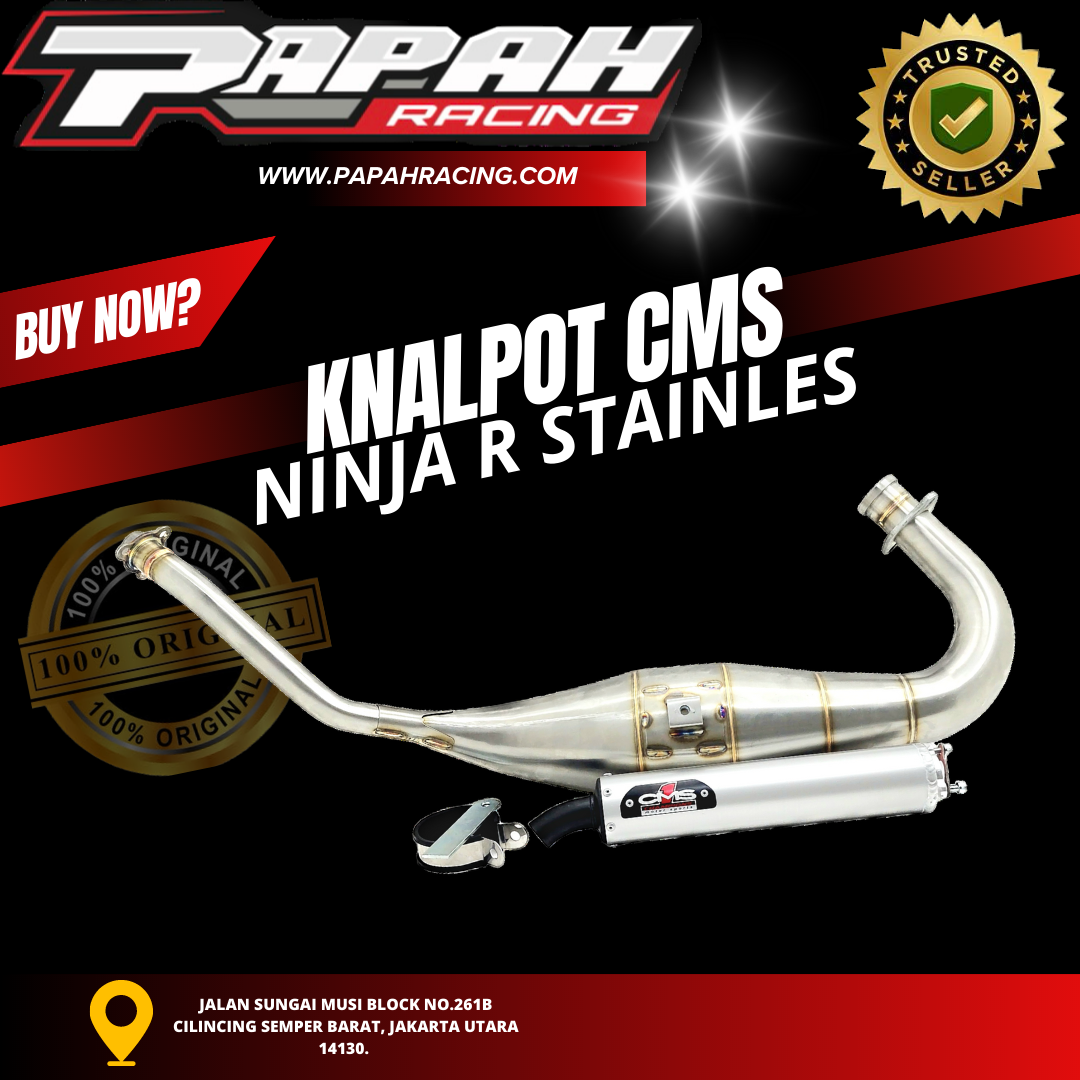 KNALPOT CMS NINJA R STAINLES